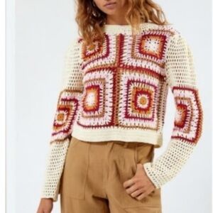 Truth by Republic Crochet Sweater – Size M – NWT